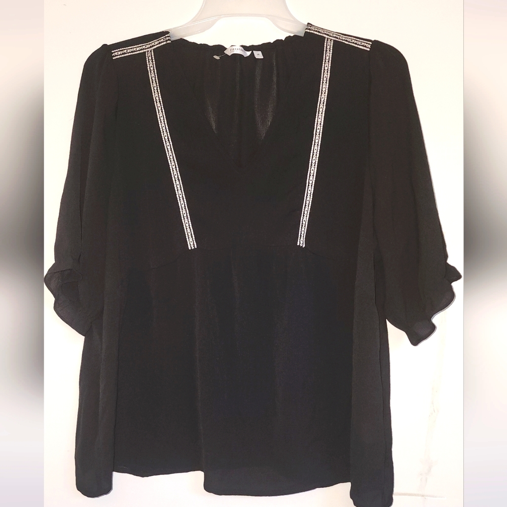 NWOT Reitman's Signature Puff Sleeve Top